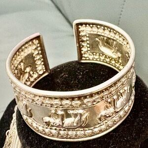Elegant Silver Cuff Bracelet